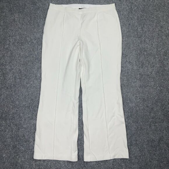 Pants - Lafayette Pants Womens Size S Off White Ponte Pull On Crop